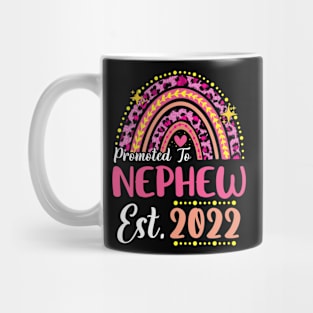 Promoted to Nephew Est.2022 Rainbow Cousin to Be New Cousin Mug